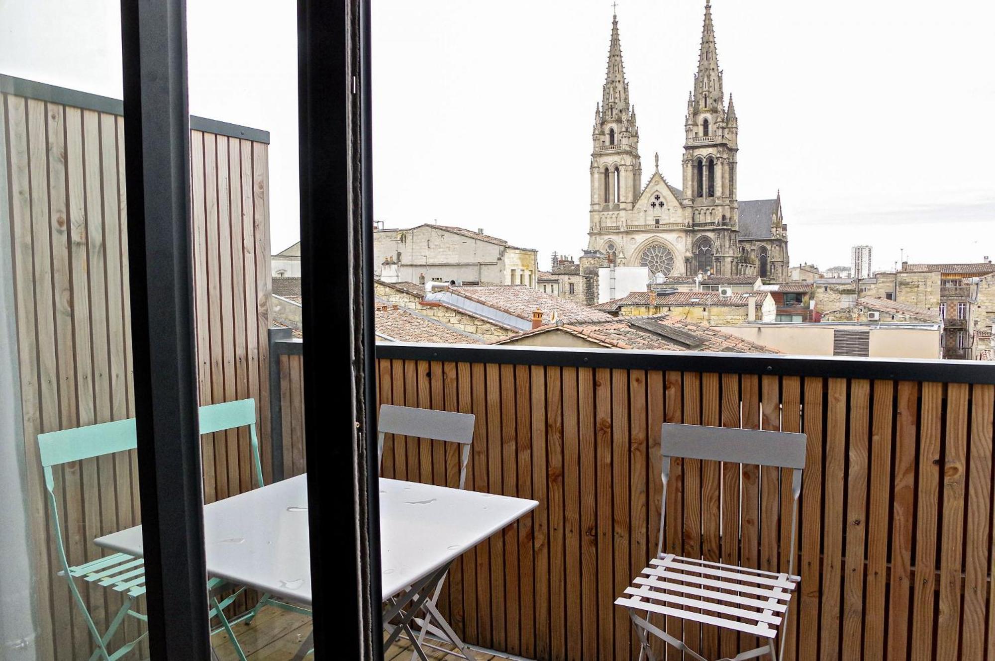 Belle Vue - Vue Exceptionnel Chartrons 2 Chambres Avec Parking Bordeaux Exteriér fotografie